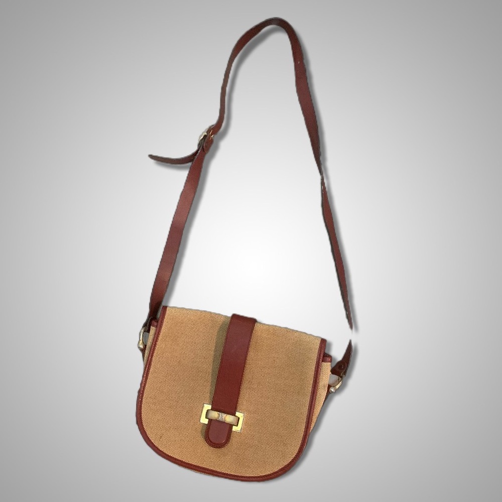 CELINE Vintage Crossbody Canvas